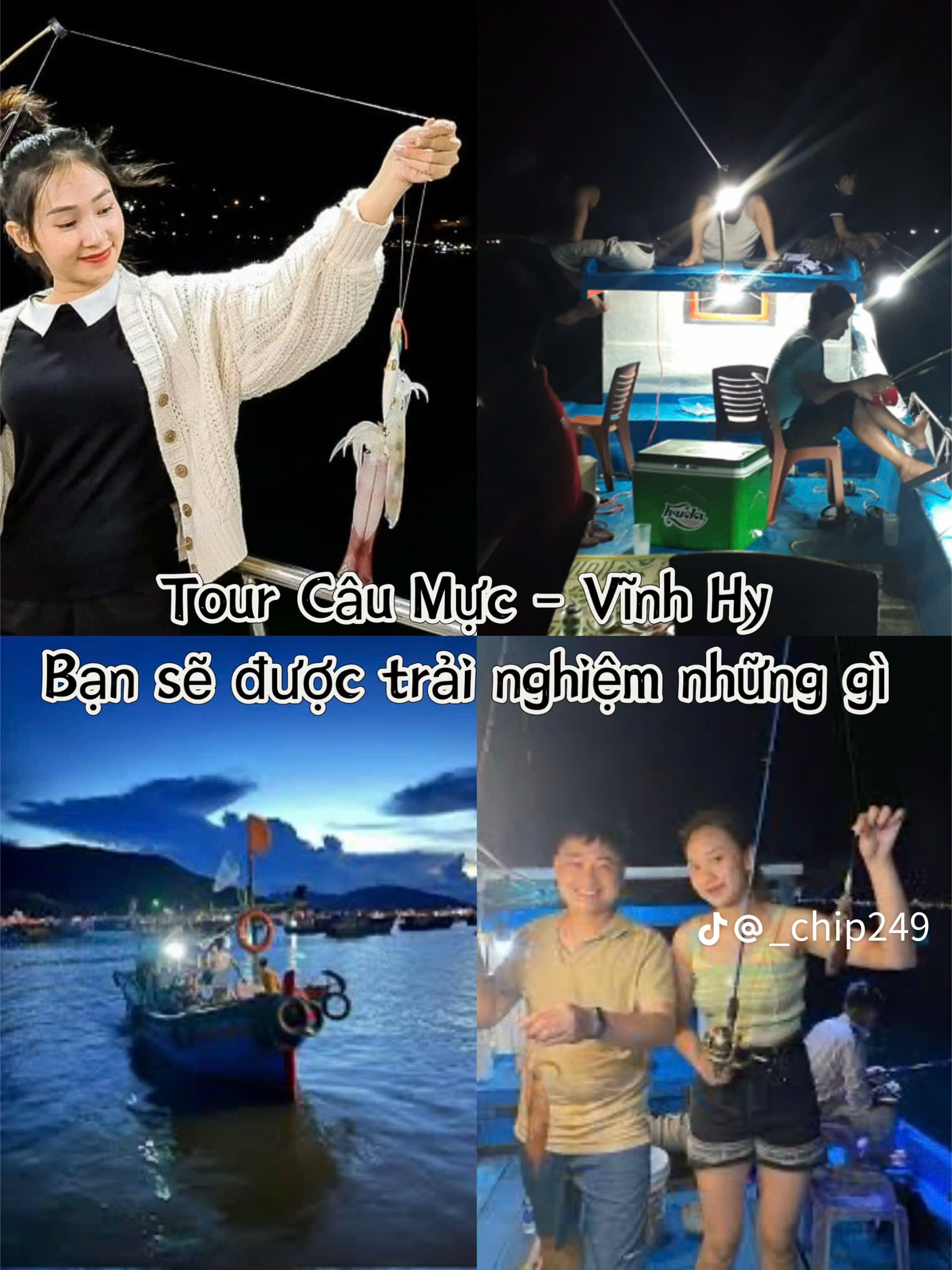 tour câu mực Vĩnh Hy đêm bạn được trải nghiệm những gì tour câu mực Vĩnh Hy đêm bạn được trải nghiệm những gì