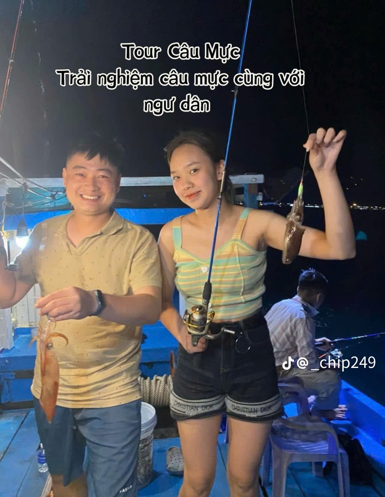 tour câu mực đêm ở Vĩnh Hy tour câu mực đêm ở Vĩnh Hy