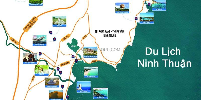 Bản Đồ Du Lịch Ninh Thuận