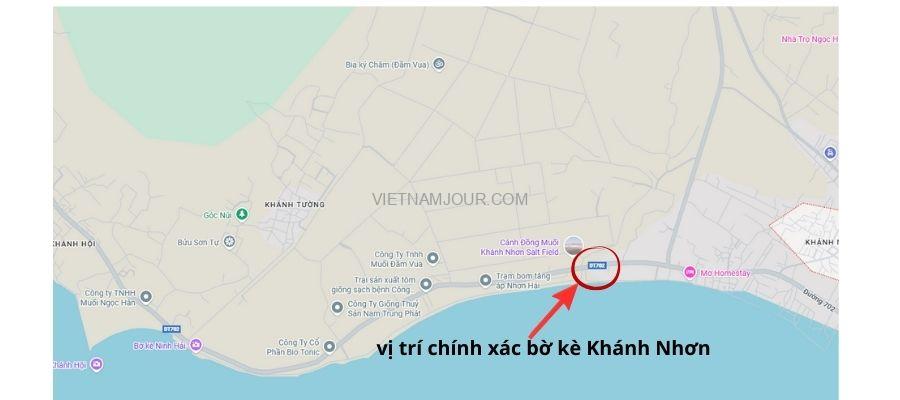 bờ kè Khánh Nhơ ở đâu vị trí chính xác bờ kè Khánh Nhơ ở đâu vị trí chính xác