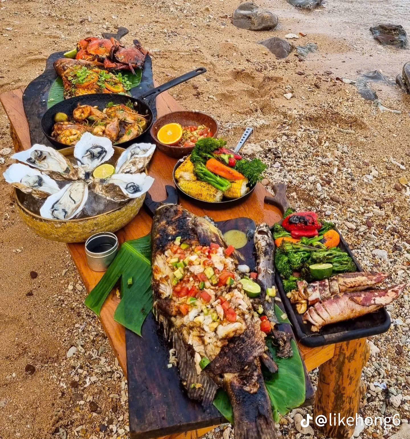 thực đơn tour bắn cá Vĩnh Hy đa dạng hải sản thực đơn tour bắn cá Vĩnh Hy đa dạng hải sản